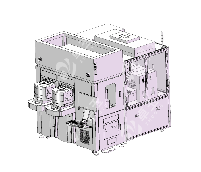 Measurement of wafer front end silicon wafer dust particle